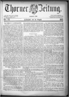 Thorner Zeitung 1880, Nro. 195
