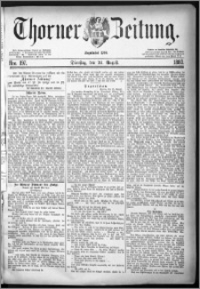 Thorner Zeitung 1880, Nro. 197