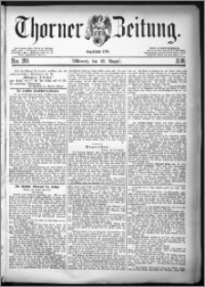 Thorner Zeitung 1880, Nro. 198