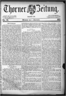 Thorner Zeitung 1880, Nro. 204