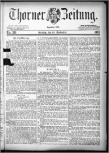 Thorner Zeitung 1880, Nro. 220 + Beilage