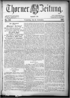 Thorner Zeitung 1880, Nro. 223