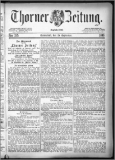 Thorner Zeitung 1880, Nro. 225