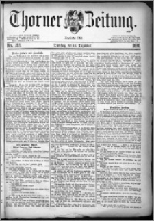 Thorner Zeitung 1880, Nro. 293 + Beilagenwerbung