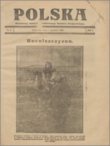 Polska : bezpłatny dodatek ilustrowany do Kurjera Bydgoskiego, 1935.12.01 nr 9