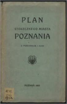 Plan stołecznego miasta Poznania