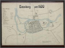 Bromberg um 1600 : Der Plan ist nach d. i. Jahrbuch des Bromberger Historischen Verein für d. Netzedistrickt 1888 enthaltenen Plan gezeichnet