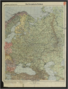 Velhagen & Klaßings Karte das Europäische Rußland