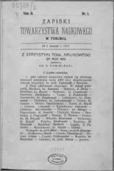 Zapiski Towarzystwa Naukowego w Toruniu, T. 2 nr 1, (1911)