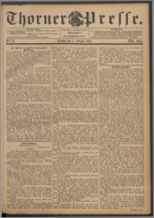 Thorner Presse 1895, Jg. XIII, Nro. 30 + Beilagenwerbung