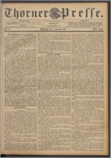 Thorner Presse 1895, Jg. XIII, Nro. 31 + Beilage