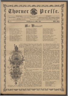 Thorner Presse 1895, Jg. XIII, Nro. 77 + Beilage