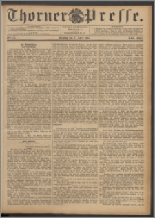 Thorner Presse 1895, Jg. XIII, Nro. 78 + Beilage