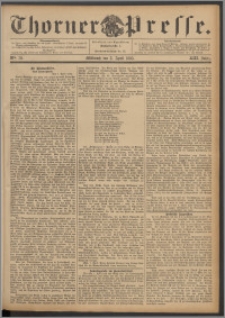 Thorner Presse 1895, Jg. XIII, Nro. 79 + Beilage