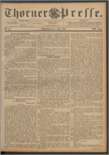Thorner Presse 1895, Jg. XIII, Nro. 82 + Beilage