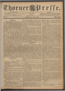 Thorner Presse 1895, Jg. XIII, Nro. 87 + Beilage