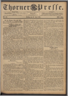 Thorner Presse 1895, Jg. XIII, Nro. 100 + Beilage, Extrablatt