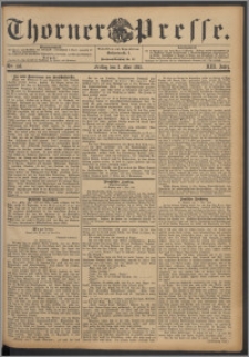 Thorner Presse 1895, Jg. XIII, Nro. 103 + Extrablatt