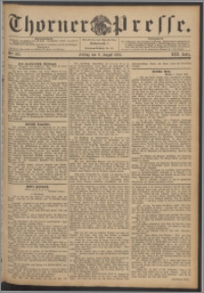 Thorner Presse 1895, Jg. XIII, Nro. 185 + Extrablatt