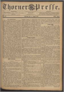 Thorner Presse 1895, Jg. XIII, Nro. 187 + 1. Beilage, 2. Beilage