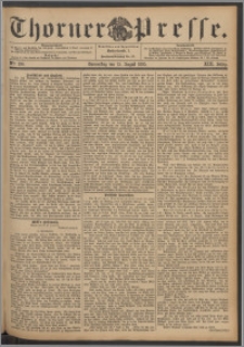 Thorner Presse 1895, Jg. XIII, Nro. 190