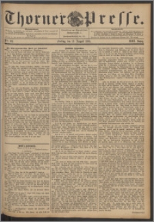 Thorner Presse 1895, Jg. XIII, Nro. 191 + Beilage
