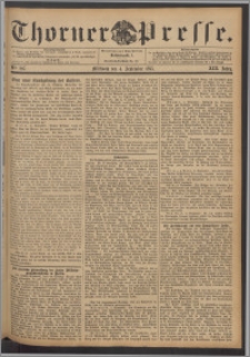 Thorner Presse 1895, Jg. XIII, Nro. 207 + Beilagenwerbung