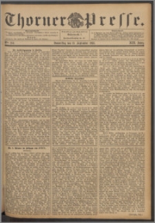 Thorner Presse 1895, Jg. XIII, Nro. 214 + Beilage