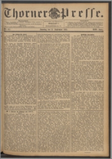 Thorner Presse 1895, Jg. XIII, Nro. 217 + Beilage