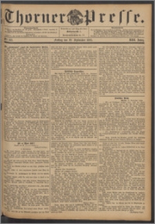 Thorner Presse 1895, Jg. XIII, Nro. 221 + Beilagenwerbung