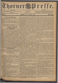 Thorner Presse 1895, Jg. XIII, Nro. 225 + Beilage