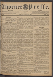 Thorner Presse 1895, Jg. XIII, Nro. 227 + Beilage