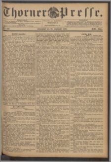 Thorner Presse 1895, Jg. XIII, Nro. 228 + Beilagenwerbung