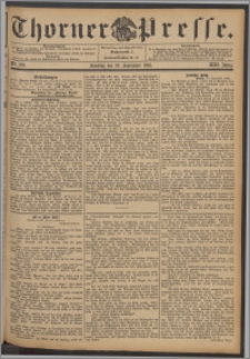 Thorner Presse 1895, Jg. XIII, Nro. 229 + 1. Beilage, 2. Beilage