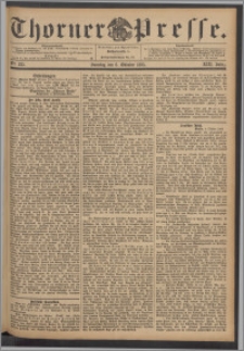 Thorner Presse 1895, Jg. XIII, Nro. 235 + 1. Beilage, 2. Beilage