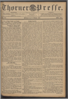 Thorner Presse 1895, Jg. XIII, Nro. 249 + Beilage