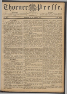 Thorner Presse 1895, Jg. XIII, Nro. 268 + Beilage