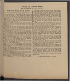 Thorner Presse: 4 Klasse 192. Königl. Preuß. Lotterie 13 Mai 1895 20. Tag