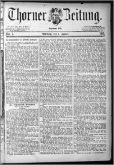 Thorner Zeitung 1881, Nro. 3