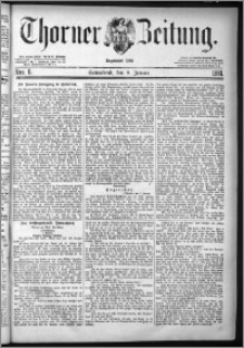 Thorner Zeitung 1881, Nro. 6
