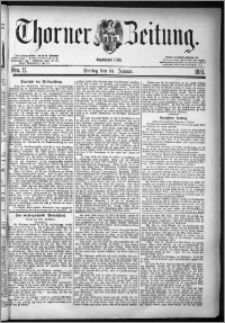 Thorner Zeitung 1881, Nro. 11
