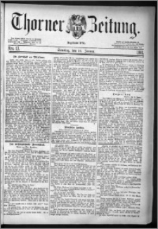 Thorner Zeitung 1881, Nro. 13
