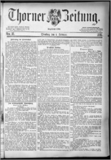 Thorner Zeitung 1881, Nro. 26 + Beilagenwerbung