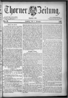 Thorner Zeitung 1881, Nro. 31