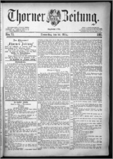Thorner Zeitung 1881, Nro. 70 + Extra-Beilage