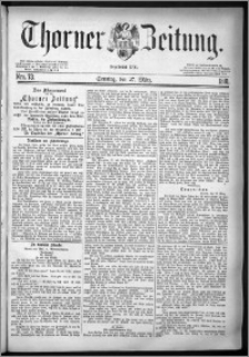 Thorner Zeitung 1881, Nro. 73 + Beilage