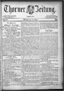 Thorner Zeitung 1881, Nro. 75 + Beilagenwerbung