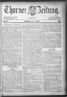 Thorner Zeitung 1881, Nro. 78