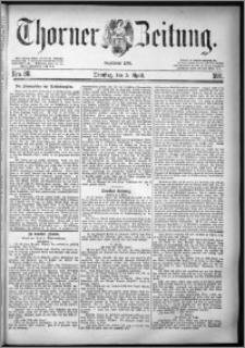 Thorner Zeitung 1881, Nro. 80