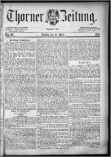 Thorner Zeitung 1881, Nro. 89
